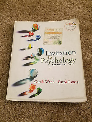 Invitation To Psychology Wade Tavris 4th Edition