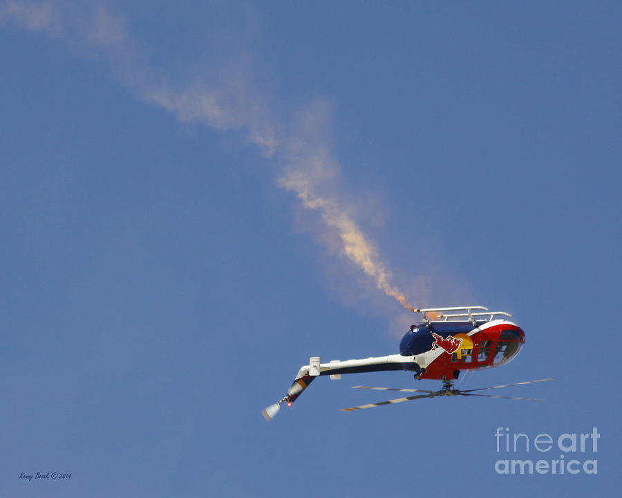 Red bull helicopter